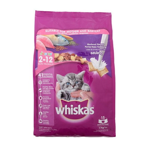 Whiskas Dry Junior Mackerel 6 Pack x 1.1kg